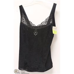 NEW ARIANNE BLACK VELVET WITH CRYSTALS & LACE TOP