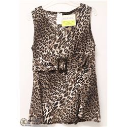 NEW ARIANNE MICROFIBER LEOPARD DESIGNER TOP SMALL
