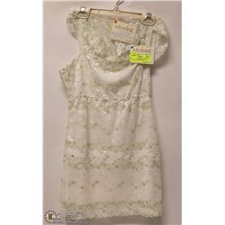 NEW ARIANNE WHITE & GREEN CAMISOLE  & PANTY SET