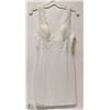 Image 1 : NEW UNMENTIONABLES WHITE SLIP CAMISOLE