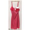 Image 1 : NEW ARIANNE PINK SHIMMER CAMISOLE/DRESS SIZE SMALL