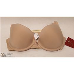 VAN ELLE 34B BEIGE  MICROFIBER BRA WITH CRYSTAL
