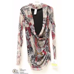 NEW ARIANNE CROSSOVER DRESS TOP WITH TAGS SMALL