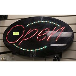 LARGE FLASHING “OPEN” SIGN W/ 2 FLASH SETTINGS