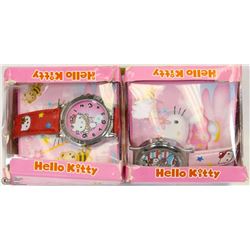 TWO GIRLS "HELLO KITTY" WATCHES