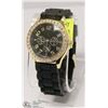 Image 1 : BLING WATCH WITH RUBBER BAND