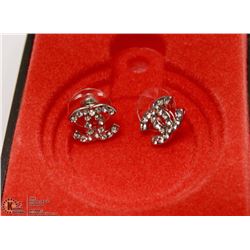 REPLICA CHANEL CUBIC ZIRCONIA EARRINGS