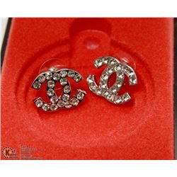 REPLICA CHANEL CUBIC ZIRCONIA EARRINGS