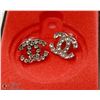 Image 1 : REPLICA CHANEL CUBIC ZIRCONIA EARRINGS