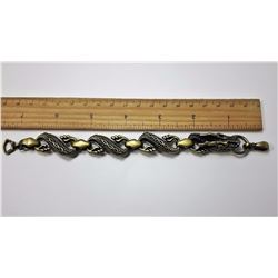 #17 -STAINLESS STEEL DRAGON BRACELET