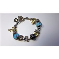 #19 - PANDORA STYLE BRACELET & CHARMS