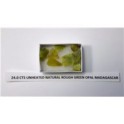 #5 - NATURAL ROUGH GREEN OPALS