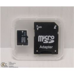 NEW 32GB MICRO SD CARD WITH ADAPTOR