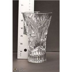 PINWHEEL CRYSTAL VASE