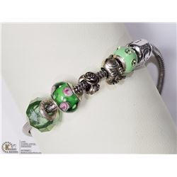 #2-STERLING SILVER PERSONA STYLE BEAD BRACELET
