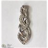 Image 1 : #11-STERLING SILVER DIAMOND PENDANT