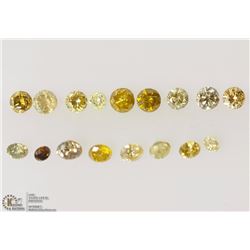 #17-LOOSE YELLOW DIAMOND(APPROX 0.3CT)