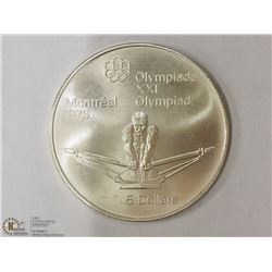 #18-CANADIAN OLYMPIC SILVER COIN
