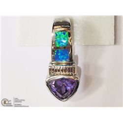 #19-STERLING SILVER TANZANITE CREATED