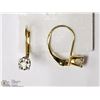 Image 2 : #30-14KT YELLOW GOLD DIAMOND(0.08CT)EARRINGS