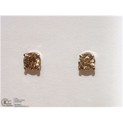 #34-14KT WHITE GOLD CHAMPAGNE DIAMOND