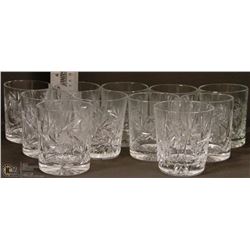 PINWHEEL CRYSTAL 11PC DOUBLE OLD FASHIONED