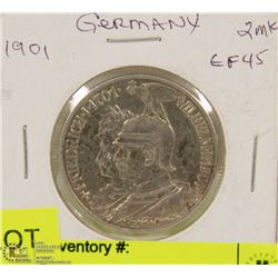1901 GERMAN 5 MARK COIN