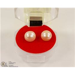 161-FRESH WATER PEARL EARRINGS .925 STERLING