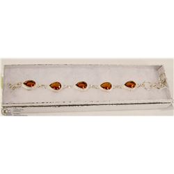 125-GOLDEN CITRINE GEMSTONE BRACELET