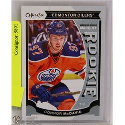 CONNOR MCDAVID ROOKIE CARD