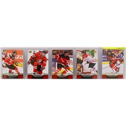 LOT OF 5 CONNOR MCDAVID TEAM CANADA UPPER DECK