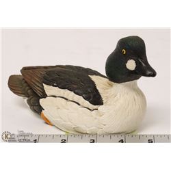 BONDED WOOD DUCK FIGURINE BY J. B. GARTON