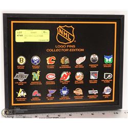 NHL LOGO PINS COLLECTORS EDITION