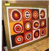 Image 1 : FRAMED ABSTRACT PRINT
