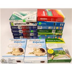 184-186, 188) LOT OF ASST MICROSOFT COMPUTER