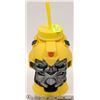 Image 1 : LARGE TRANSFORMER DRINKING CUP WITH STRAW