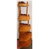 Image 1 : MAPLE WOOD CORNER SHELF 54" TALL