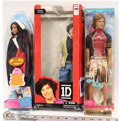 SET OF 3 COLLECTIBLES BARBIES