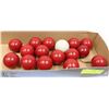 Image 1 : FULL SET OF SNOOKER BALLS