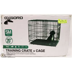 OXGORD METAL TRAINING CRATE & SMALL CAGE 20"