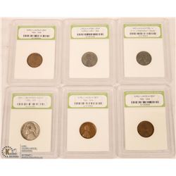 OLD US CASED COIN COLLECTION