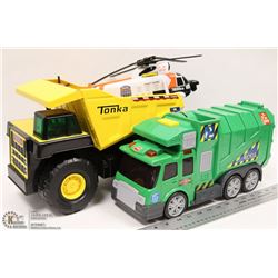 TONKA TRUCK #17463, TONKA HELICOPTER