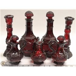 FLAT OF CAPE COD AVON GLASS