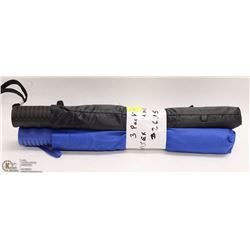 LOT OF 3 NEW ASSORTED UMBRELLAS