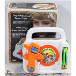 VINTAGE 1980'S TOMY BRING-ALONG-A