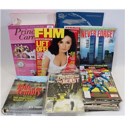 BOX OF COLLECTIBLE COMIC BOOKS, WORLD TRADE