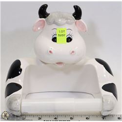 COW BATHROOM TISSUE HOLDER