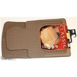CLASSIC 2PC WEATHERTECH CAR MATS PREMIUM RUBBER