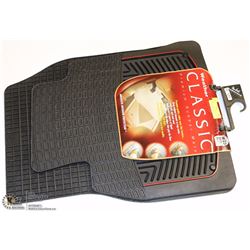 CLASSIC 2PC WEATHERTECH CAR MATS PREMIUM RUBBER