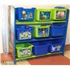 Image 1 : TOY STORY STORAGE SHELF WITH 9 SORTING BINS